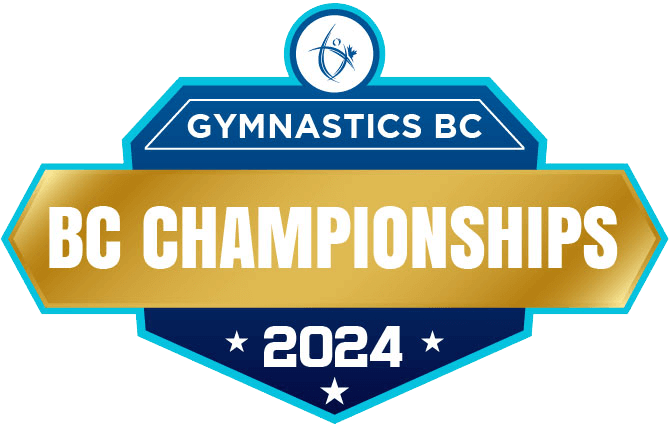 2024 WAG Optional and MAG BC Championships logo
