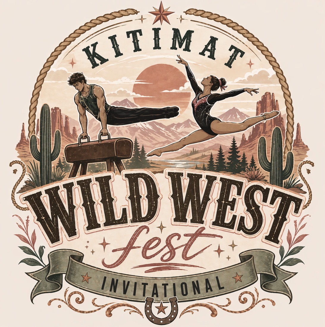 2026 Kitimat Wild West Fest Invitational logo